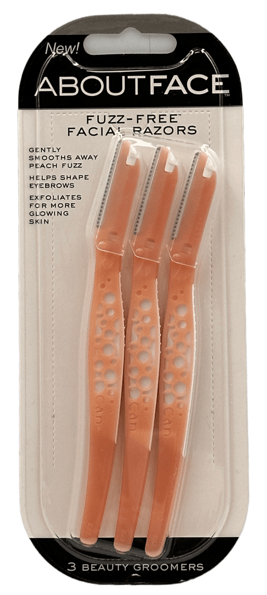 Aboutface Fuzz-Free Facial Razors – 3 Beauty Groomers