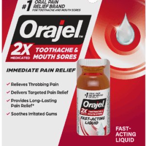 Orajel Toothache & Mouth Sores Pain Relief  – 0.45 FL OZ